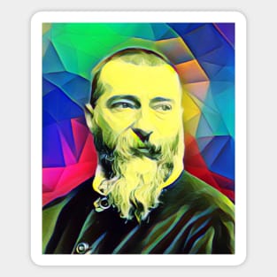 Nikolay Chernyshevsky Colourful Portrait | Nikolay Chernyshevsky Artwork 7 Magnet